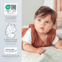 Lade das Bild in den Galerie-Viewer, Premium Baby-Schlafsack aus zertifizierter Musselin-Baumwolle
