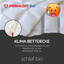 Lade das Bild in den Galerie-Viewer, Klima Bettdecke Sommerdecke 155x220 cm PrimaLoft® Bio Made in Germany
